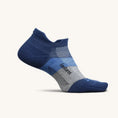 Load image into Gallery viewer, Feetures-Feetures Elite Max Cushion No Show Tab-Buckle Up Blue-Pacers Running