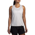 Load image into Gallery viewer, Brooks-Women's Brooks Luxe Tank-Heater Light Ash-Pacers Running