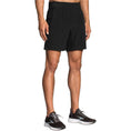 Load image into Gallery viewer, Brooks-Men's Brooks Sherpa 7" 2-in-1 Short-Black-Pacers Running