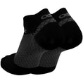 Load image into Gallery viewer, OS1st-OS1st FS4 Plantar Fasciitis Compression Socks - No Show-Black-Pacers Running