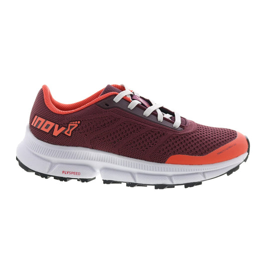 Women's Inov8 Trailfly Ultra G 280, Red/Burgundy, 6.5 B Medium