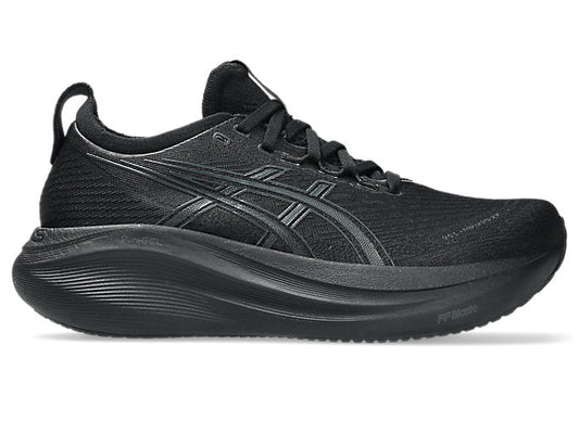Men's Asics Gel-Nimbus 27, Black/Graphite Grey, 12 D Medium