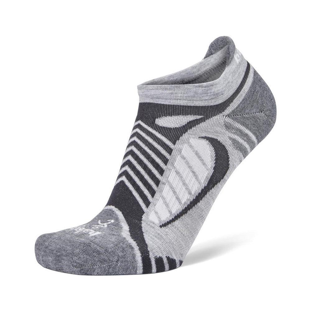 Balega-Balega Ultralight Lightweight Performance No Show Athletic-Grey/White-Pacers Running