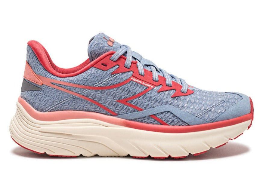 Women's Diadora Equipe Nucleo, Blue Fog/Cayenne, 6 B Medium
