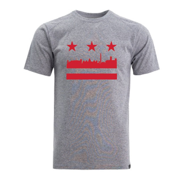 Recover-Recover DC Flag Sport Short Sleeve-Grey Heather-Pacers Running