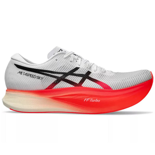 Women's Asics Metaspeed Sky+, White/Black, 7.5 B Medium