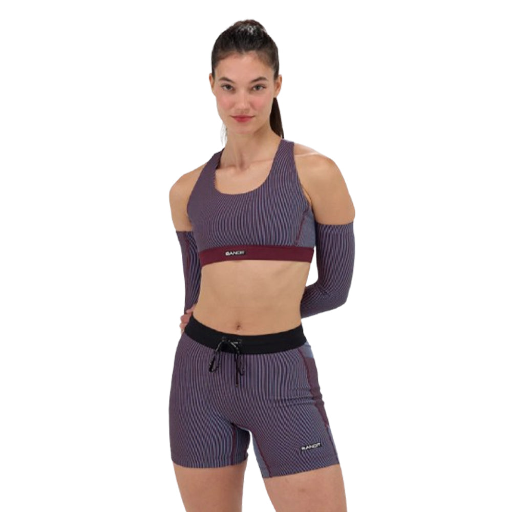 Women's Bandit Striped Cadence Scoop Neck Run Bra