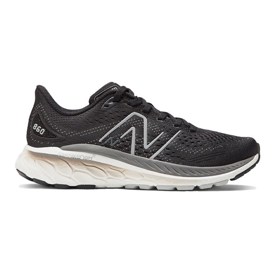 Women's New Balance Fresh Foam X 860v13, Black/Castlerock, 5 B Medium