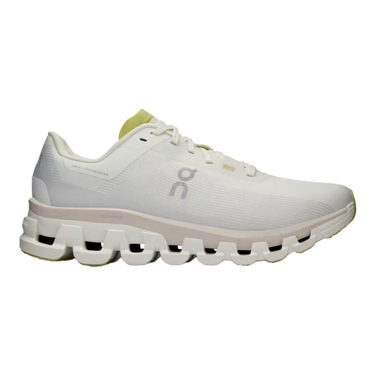 Women's On Cloudflow 4, White/Sand, 9 B Medium