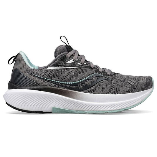 Women's Saucony Echelon 9, Charcoal/Ice, 5.5 D Wide