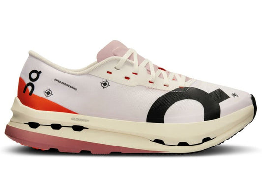 Women's On Cloudboom Echo 3, White/Flame, 8 B Medium