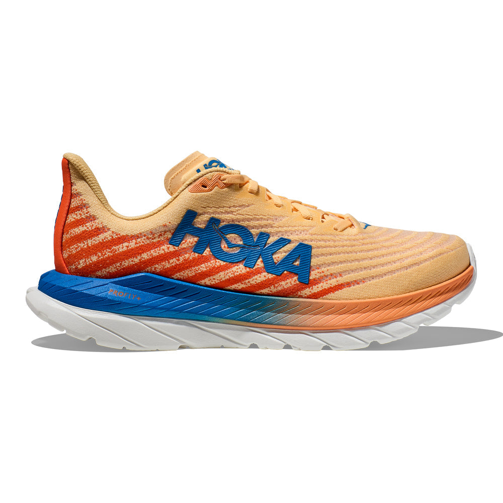 HOKA ONE ONE-Men's HOKA ONE ONE Mach 5-Impala/Vibrant Orange-Pacers Running
