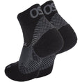 Load image into Gallery viewer, OS1st-OS1st FS4 Merino Plantar Fasciitis Compression Socks - Quarter-Black-Pacers Running
