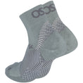 Load image into Gallery viewer, OS1st-OS1st FS4 Merino Plantar Fasciitis Compression Socks - Quarter-Grey-Pacers Running
